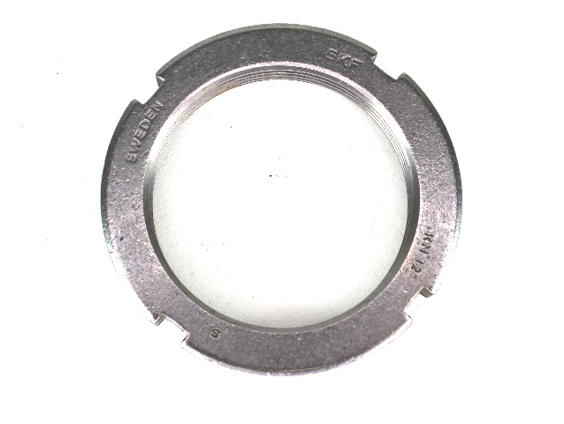 SKF KM12 Retaining Ball Bearing Lock Nut, M60x2 mm, 80mm OD, 73mm Face
