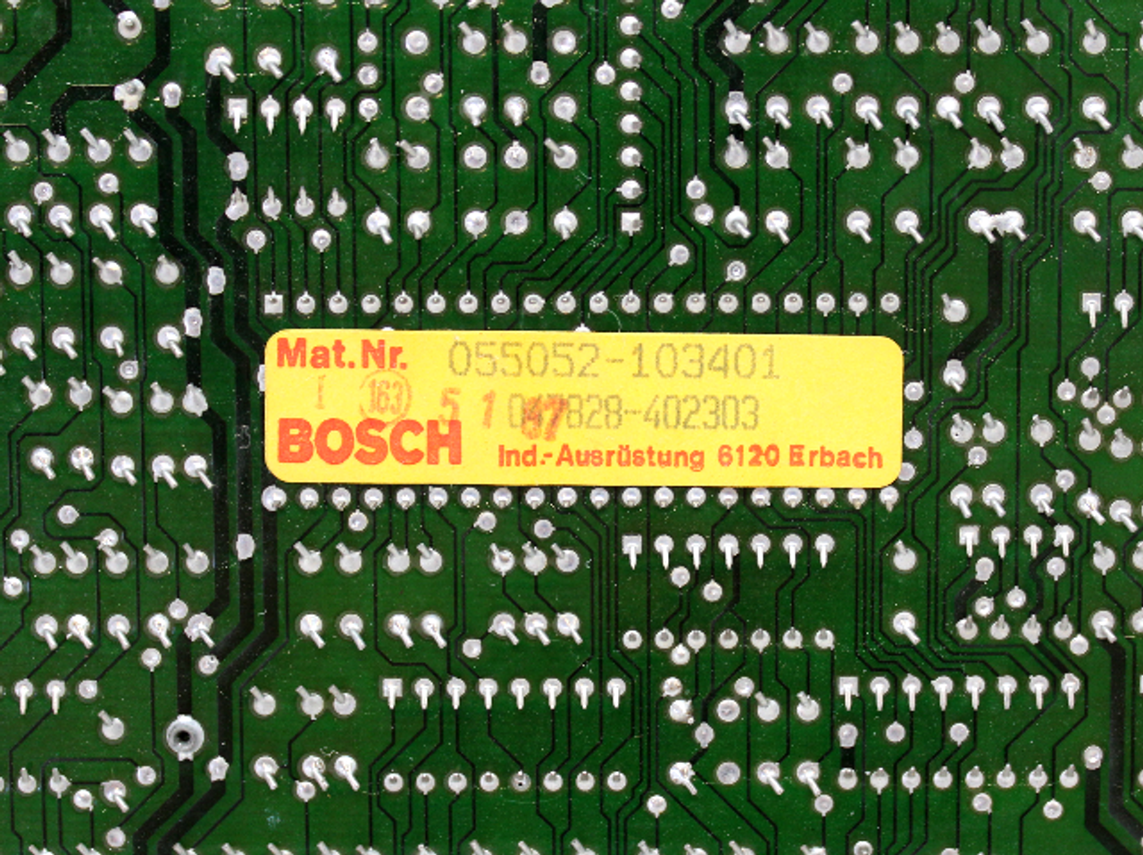 Bosch 0055052-103401 Servo Drive Control Board