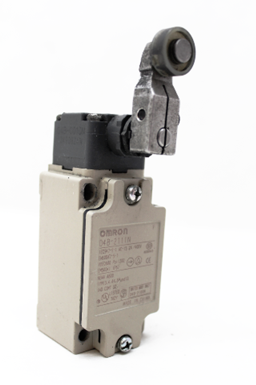 Omron D4B2111N Roller Limit Switch 2A/400V 2NC Contacts