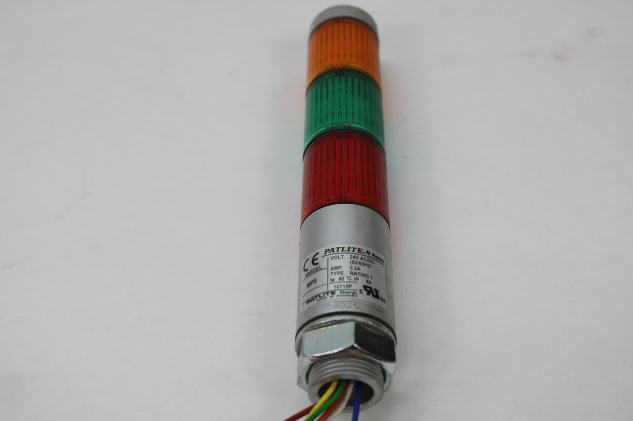 Tour De Signalisation PATLITE Modèle STD-F-B - 24V AC/DC, Couleur Bleue, Neuf Dans Son Emballage