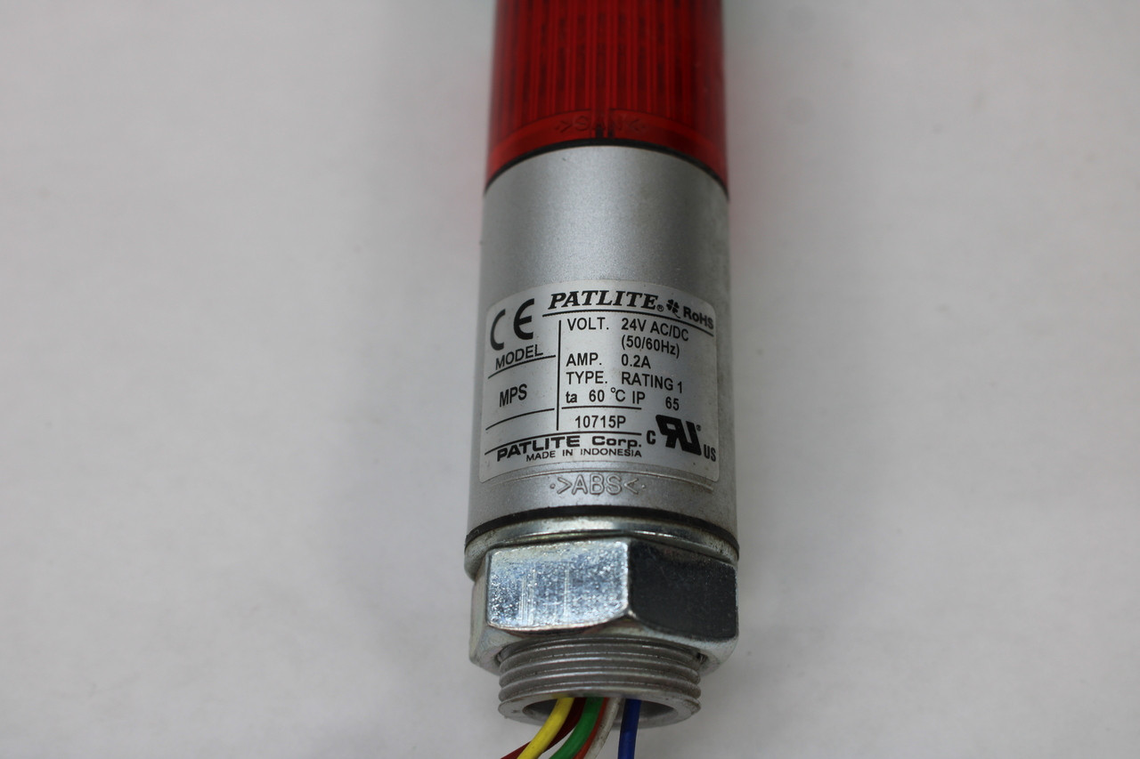 Patlite MPS Signal Tower, 24V AC/DC