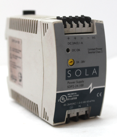 SOLA SDP2-24-100 Power Supply, DC 24V/2.1A