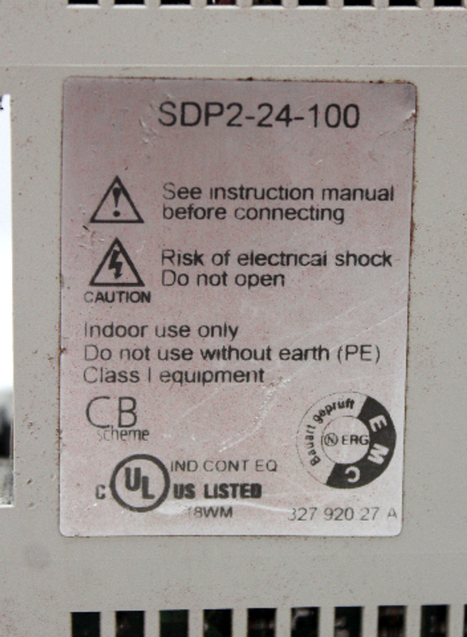 SOLA SDP2-24-100 Power Supply, DC 24V/2.1A