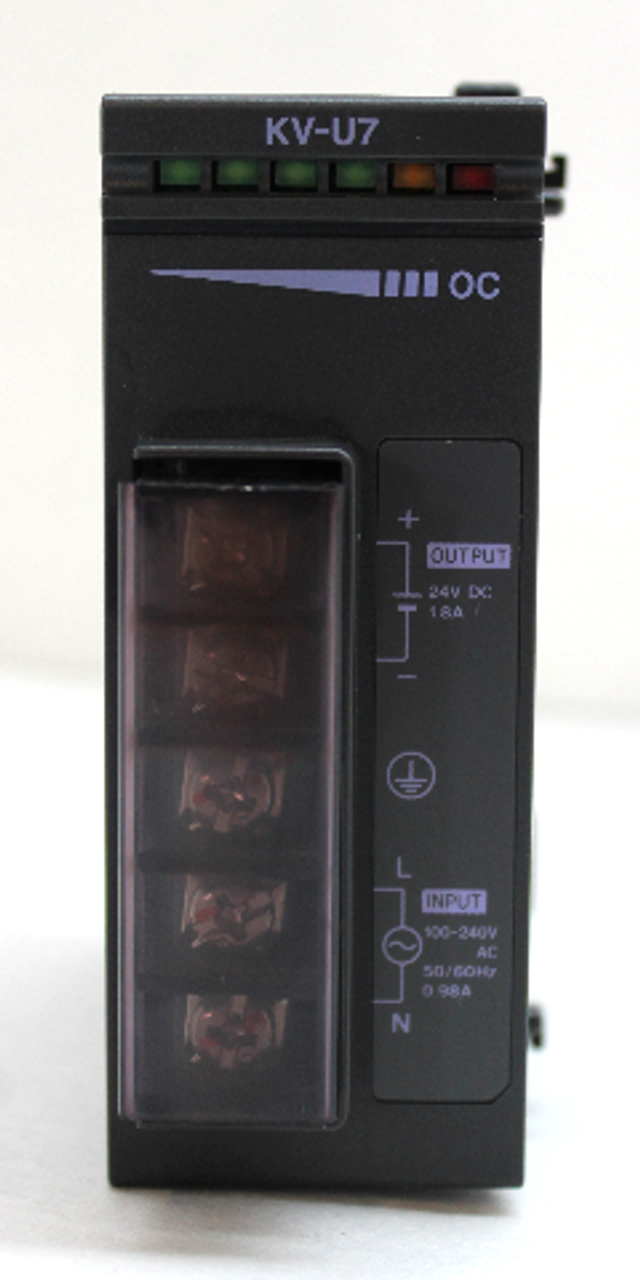 Keyence KV-U7 Power Supply Module, 100-240V, 50/60Hz