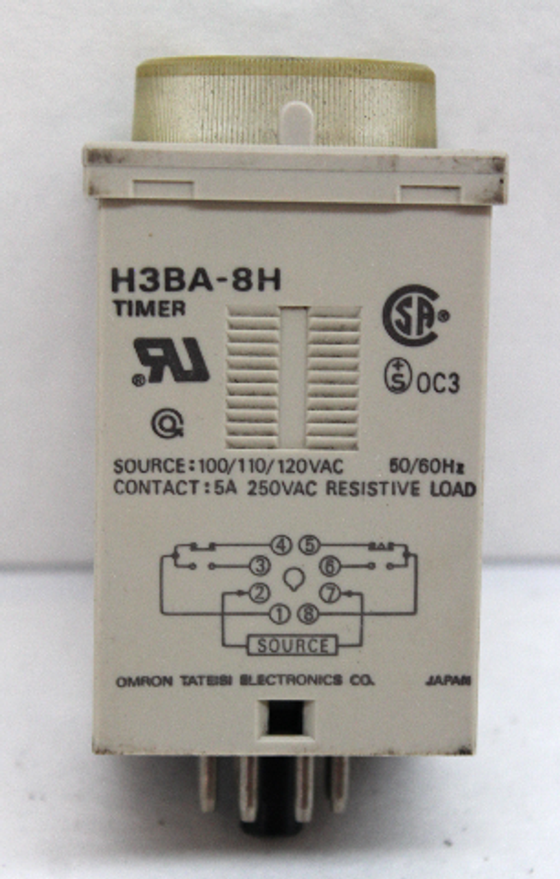 Omron H3BA-8H Timer Relay  5A  250VAC