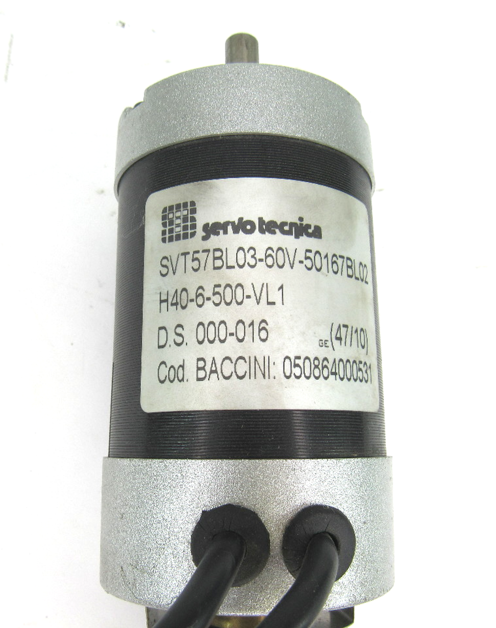 Servo Tecnica SVT57BL03-60V-50167BL02 Servo Motor 60V 5000