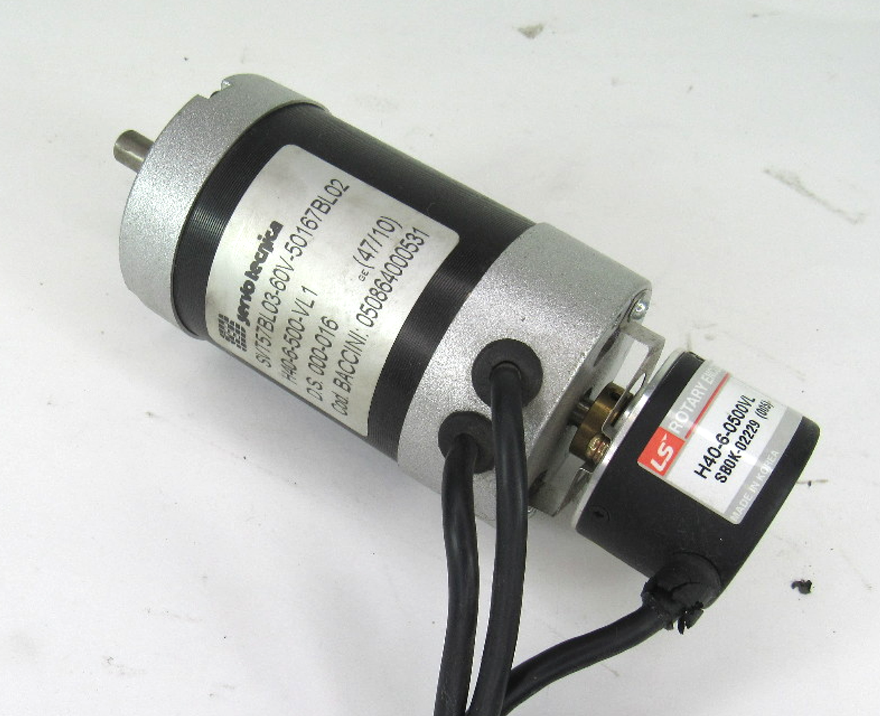 Servo Tecnica SVT57BL03-60V-50167BL02 Servo Motor 60V 5000 RPM H40-6-0500VL