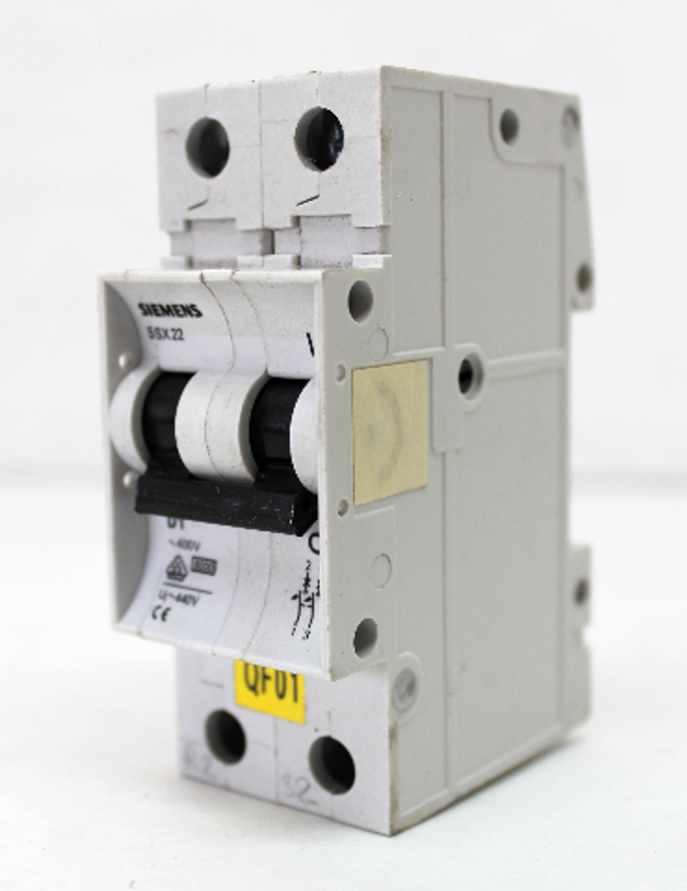 Siemens 5SX22 D1 Circuit Breaker 2 Pole, 1A, 400V