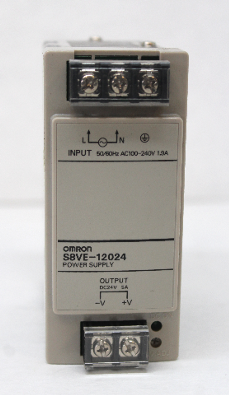 Omron S8VE-12024 Power Supply, 24V Output, 100-240VAC Input