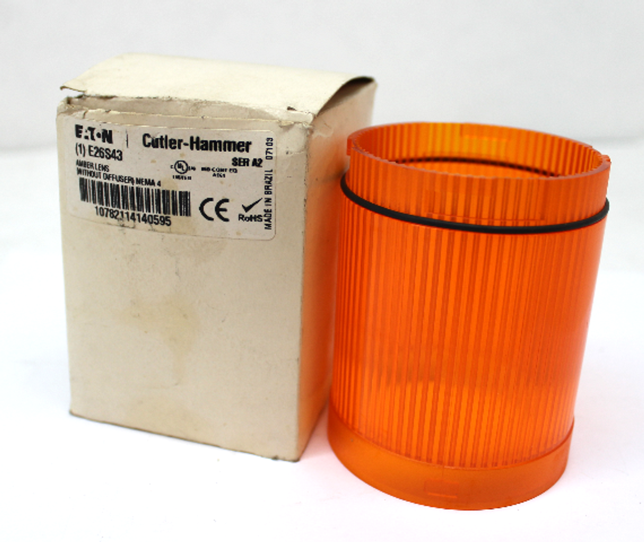 Eaton Cutler Hammer E26S43 Ser. A2 Amber Lens without Diffuser