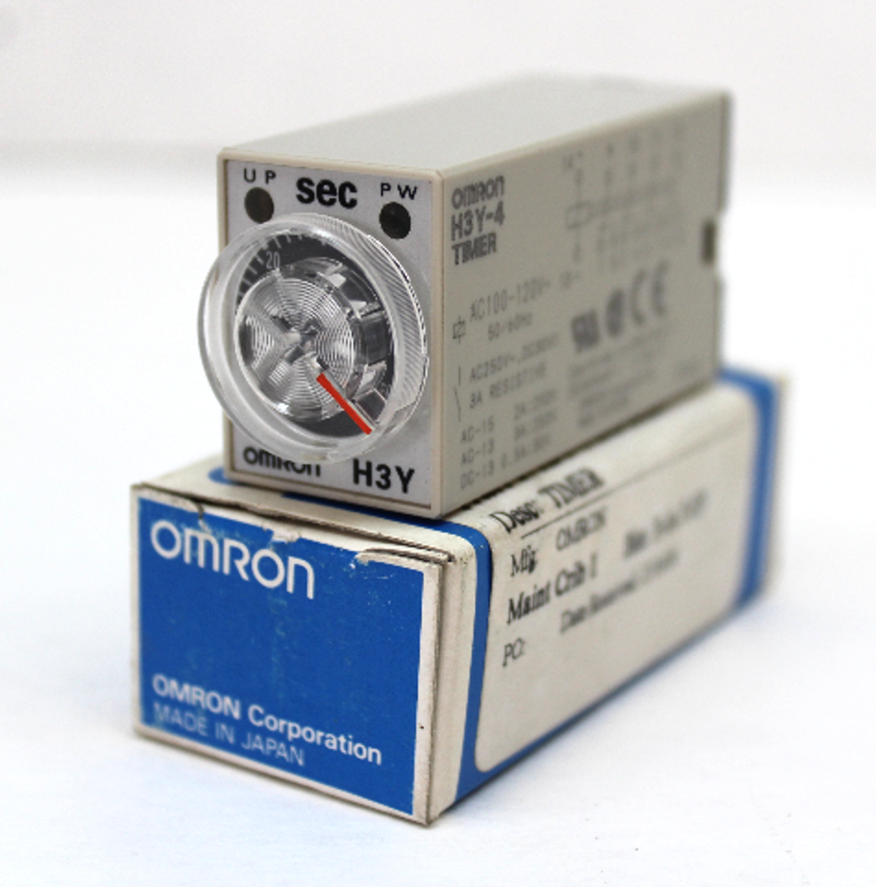 Omron H3Y-4-60S-DC24 Timer Relay 250VAC 3A