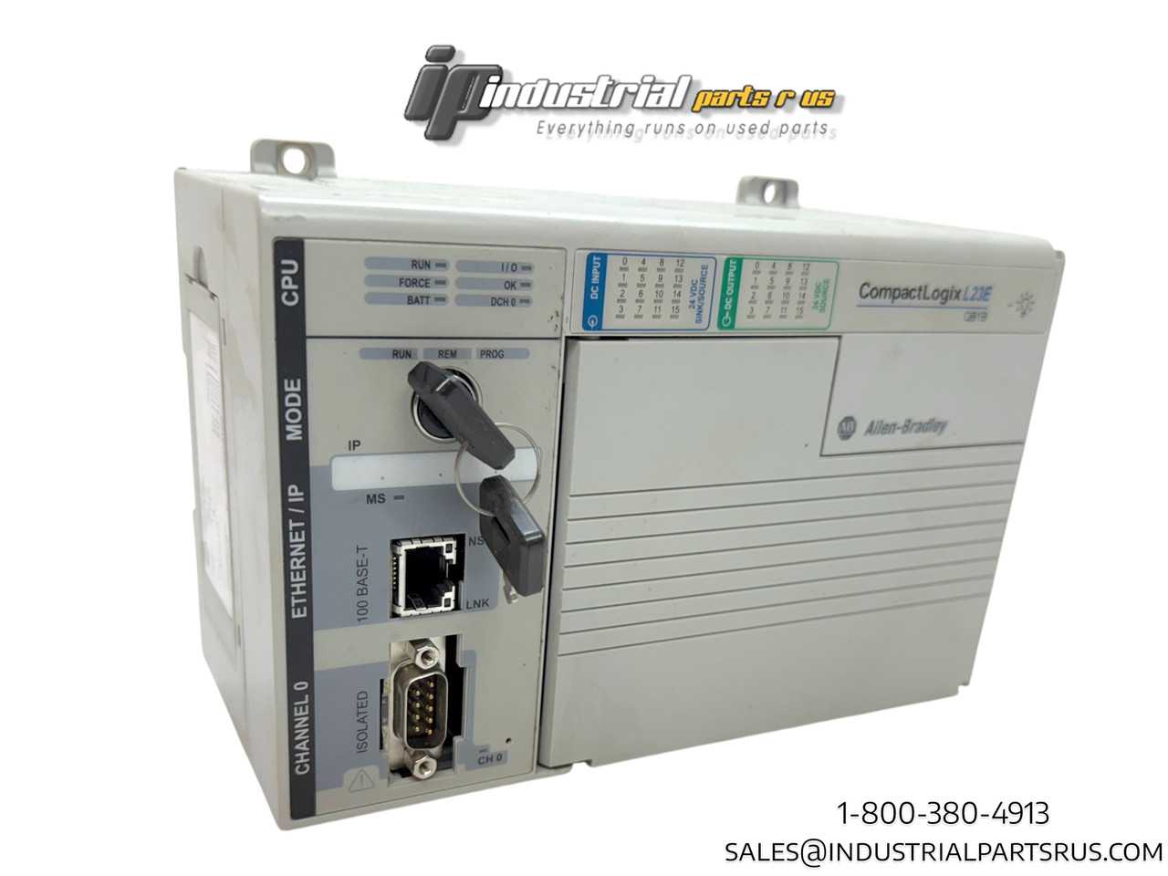 Allen Bradley 1769-L23E-QB1B Ser. A F/W Rev 1.016 Compact Logix 5323E Packaged Controller Unit