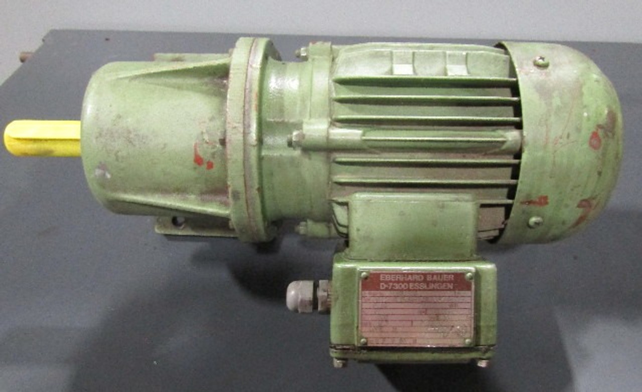 Eberhard Bauer G072-10/DK64-163L-AS/M-TMS Gear Motor 0.18Kw 1600r/min 480V 60Hz