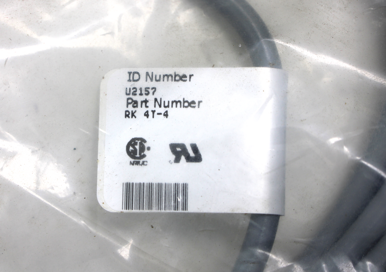 Turck RK 4T-4 Actuator & Sensor Cordset, M12, Straight, 3-Pin