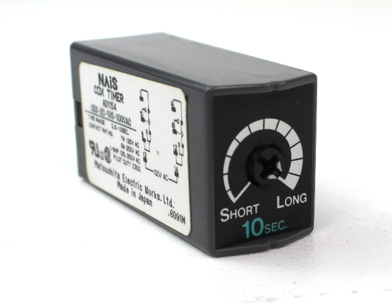 Matsushita AD1154 CDX-2C-10S-100VAC Timer Relay Used