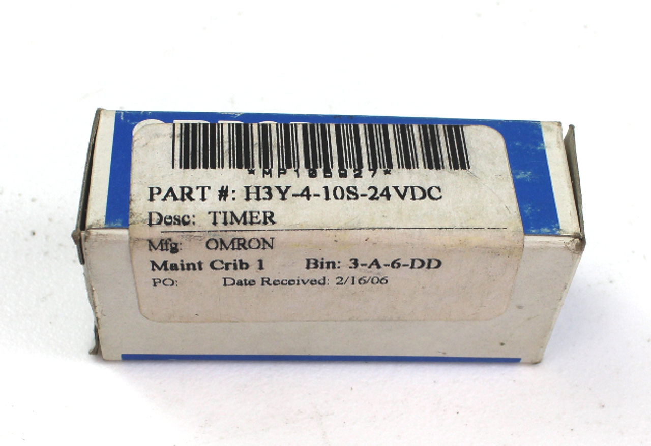 Omron H3Y-4-10S-24VDC Timer New