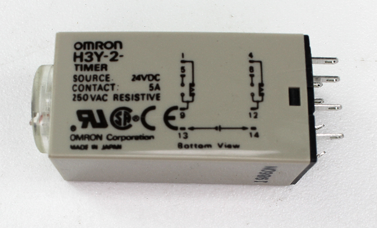 Omron H3Y-4-10S-24VDC Timer New