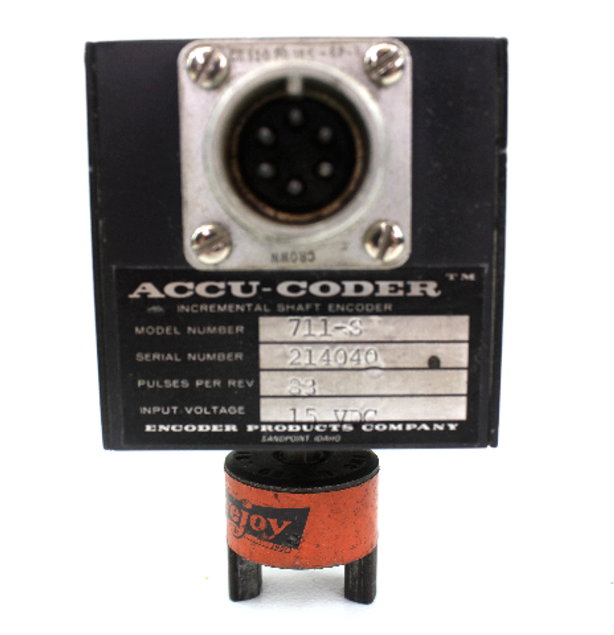 Accu-Coder Increment Shaft Encoder 711-S Used