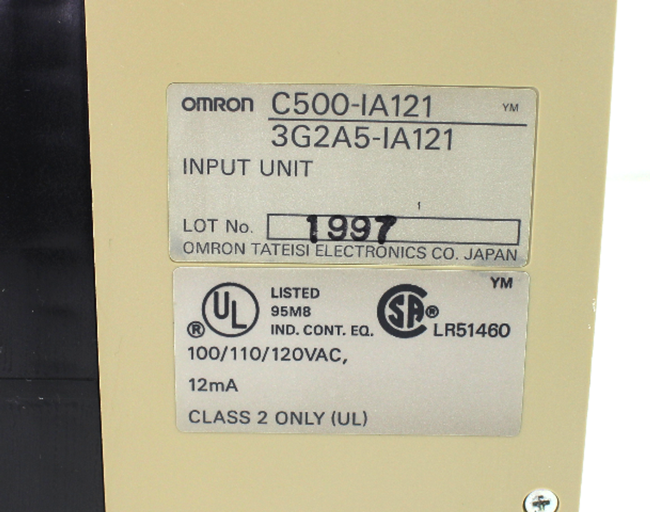 Omron 3G2A5-IA121 Input Unit Used