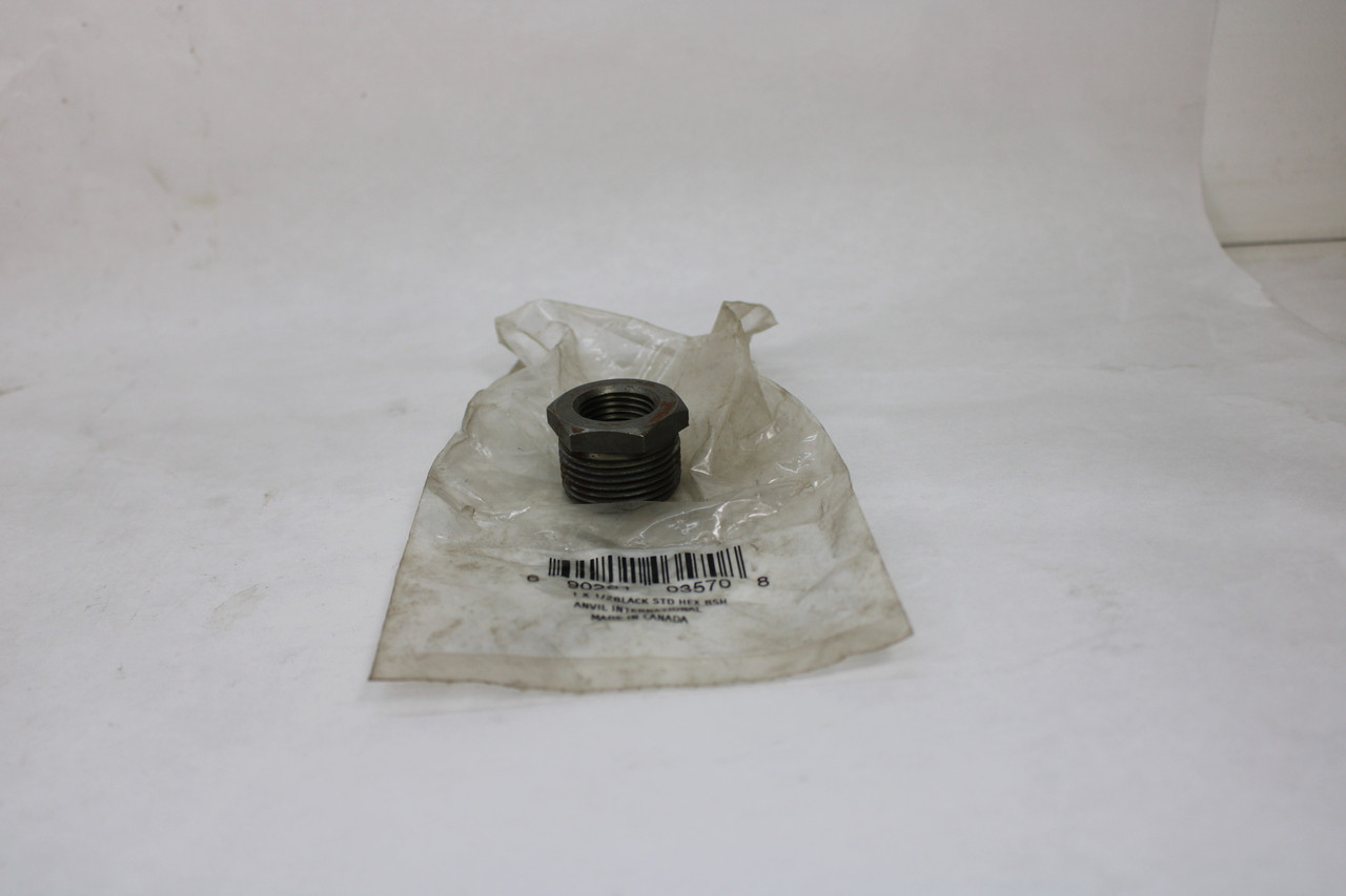 1 x 1/2 Black STD Hex Bushing Anvil International
