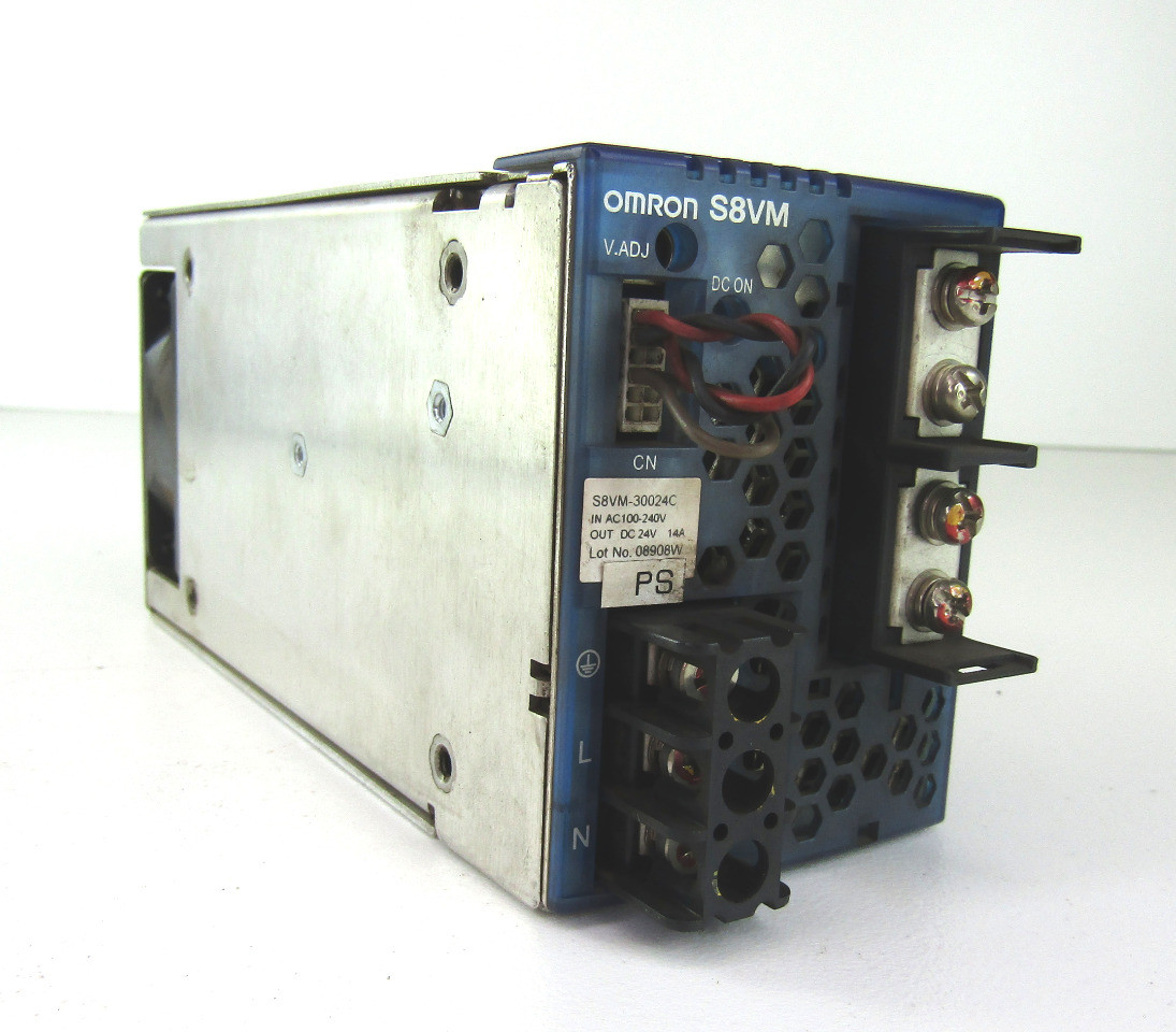 Omron S8VM-30024C Power Supply, 100-240Vac Input 14Vdc Output 14A