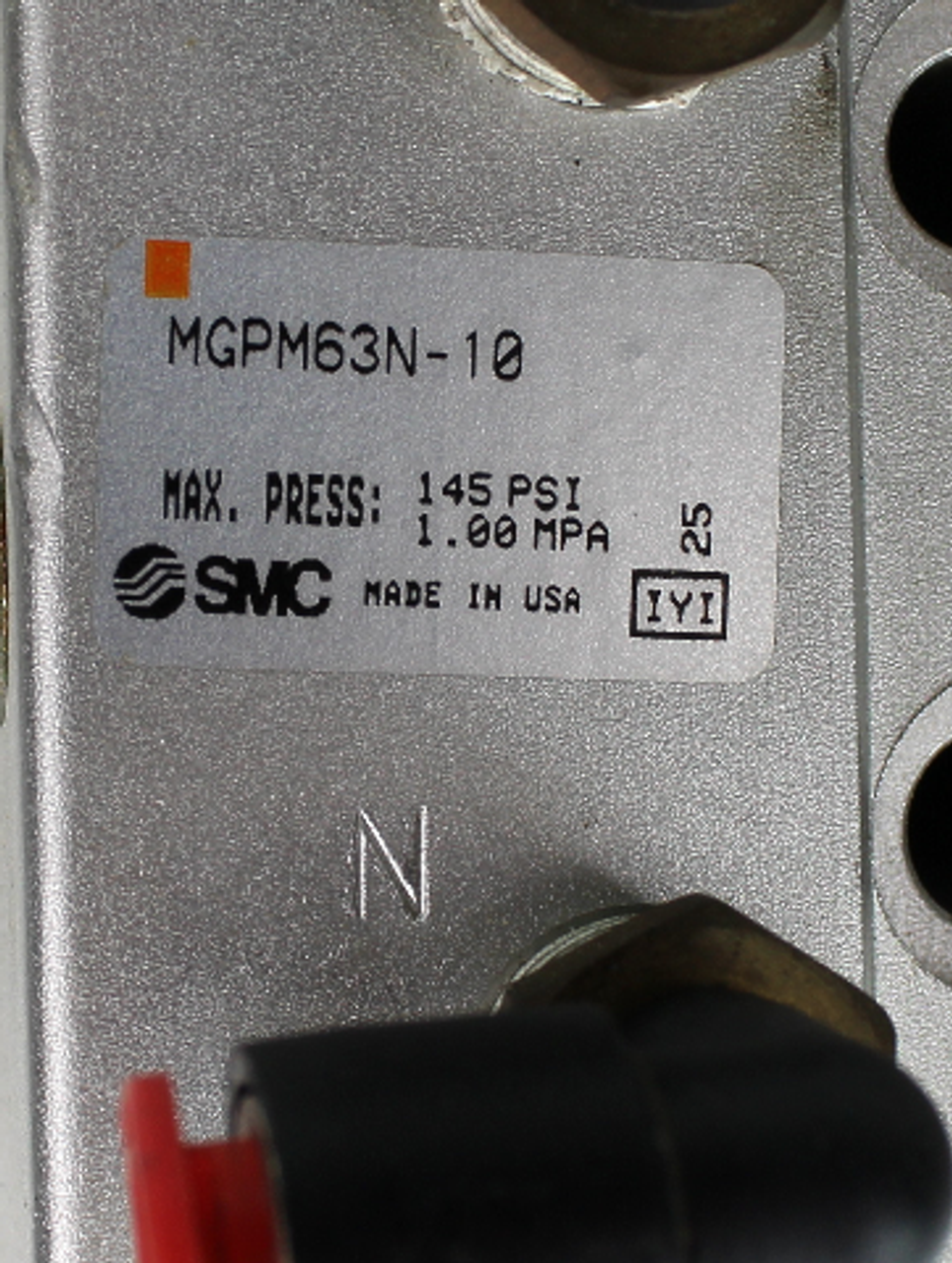 SMC Pneumatic Cylinder MGPM63N-10, 63mm Bore 10mm Stroke