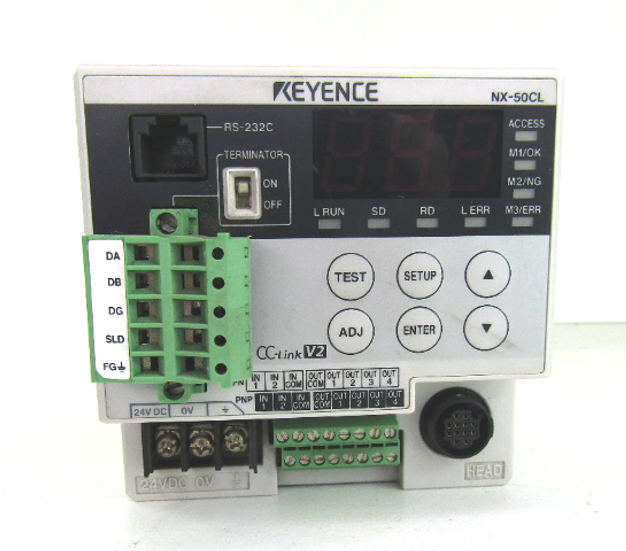 Keyence NX-50CL CC-Link V2 Controller, 24VDC, Class 2