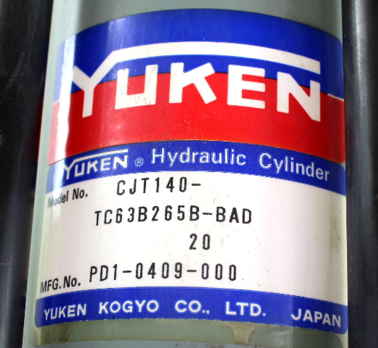 Yuken CJT140-TC63B265B-BAD Hydraulic Cylinder 63mm Bore 265mm Stroke