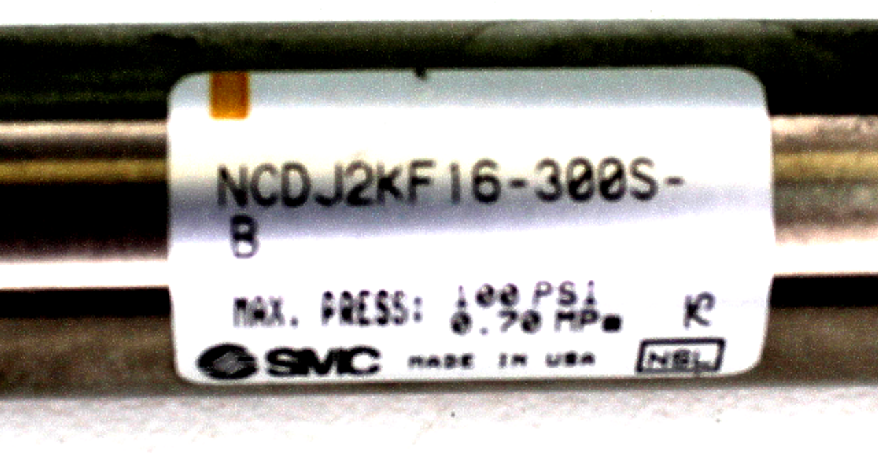 SMC NCDJ2KF16-300S-B Round Body Cylinder 5/8" Bore 3" Stroke