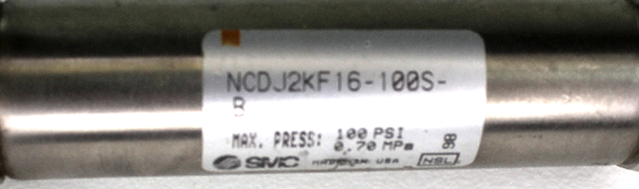 SMC NCDJ2KF16-100S-B Round Body Cylinder 16mm Bore 100mm Stroke