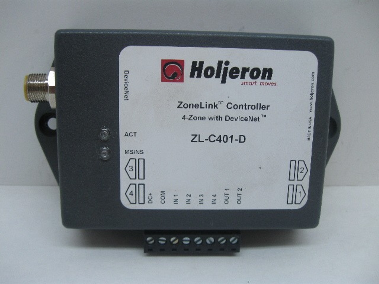 Holjeron ZL-C401-D ZoneLink Controller 4-Zone with DeviceNet