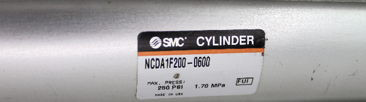SMC NCDA1F200-0600 Tie Rod Cylinder 200mm Bore 0600mm Stroke