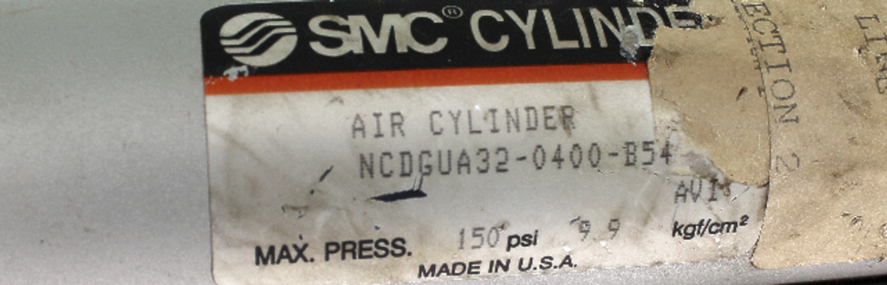 SMC NCDGUA32-0400-B54 Air Cylinder 32mm Bore 0400mm Stroke