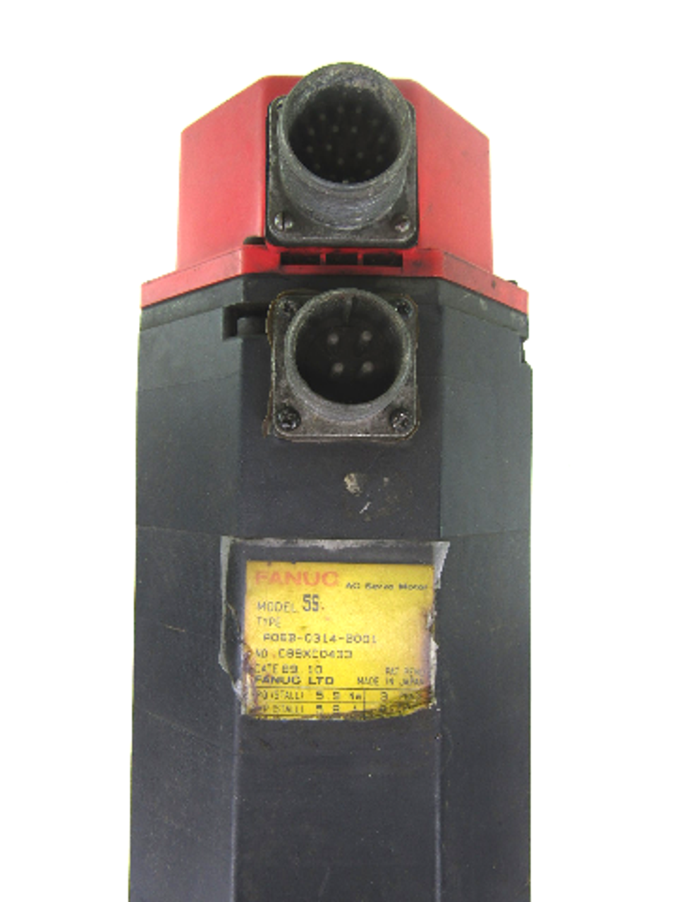 Fanuc A06B-0314-B001 AC Servo Motor, 5.8A, 3PH, 5.9Nm