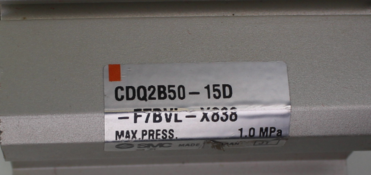 SMC CDQ2B50-15D-F7BVL-X838 Compact Cylinder 50mm Bore 15mm Stroke