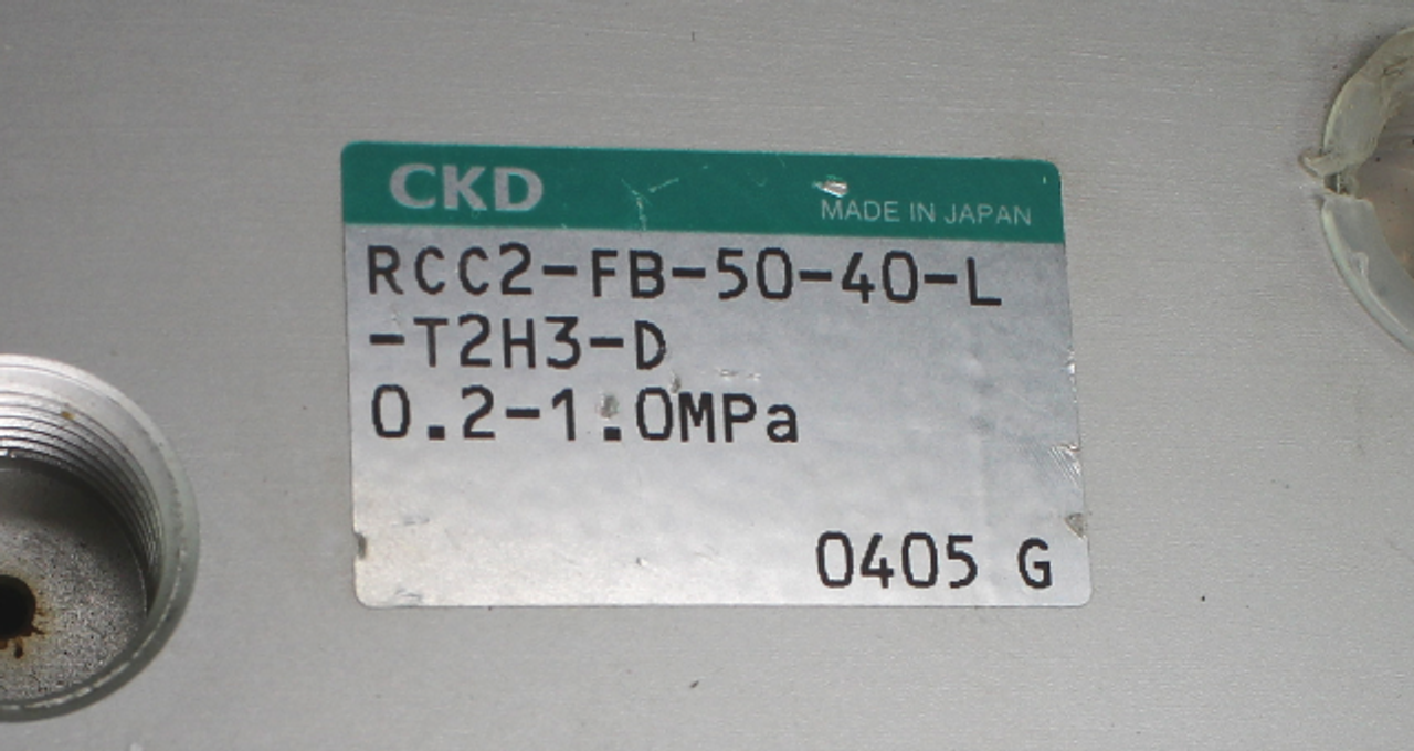 CKD RCC2-FB-50-40-L-T2H3-D Rotary Clamp Cylinder 50mm Bore 40mm Stroke