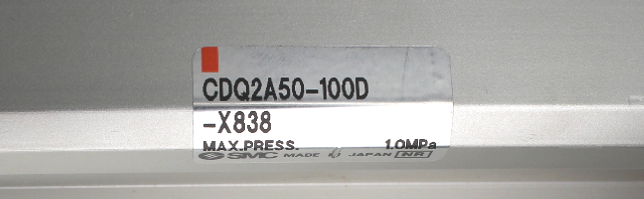 SMC CDQ2A50-100D-X838 Pneumatic Cylinder 50mm Bore 100mm Stroke