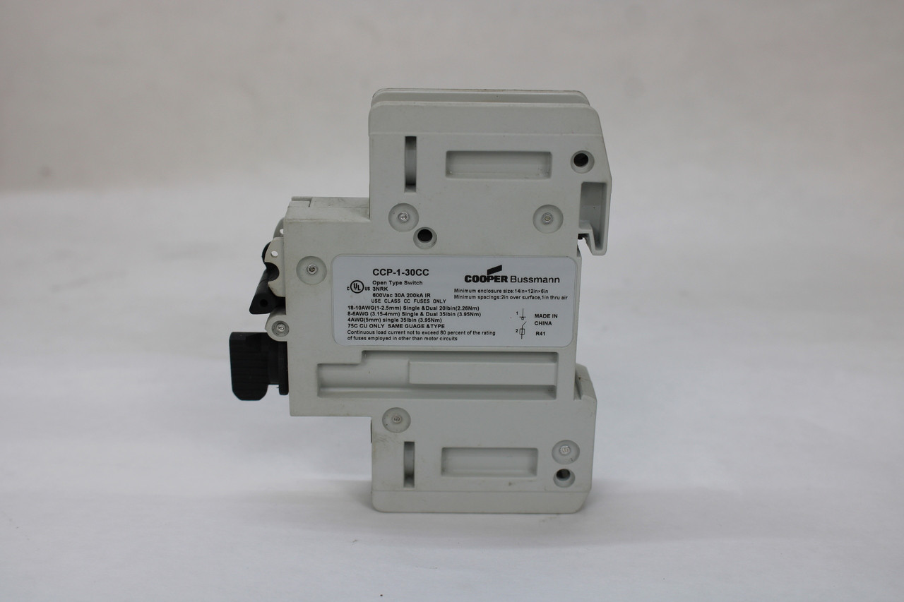 CCP スペクトクルマン Cタイプ 30-0401-13 Bussmann CCP-1-30CC Fusible Circuit Breaker 30 A, 600 V