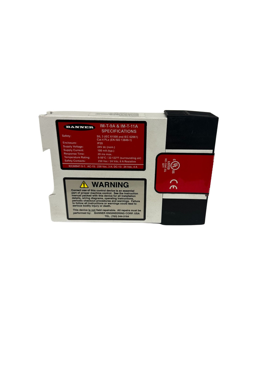 Banner Engineering IM-T-9A Safety Relays View 3