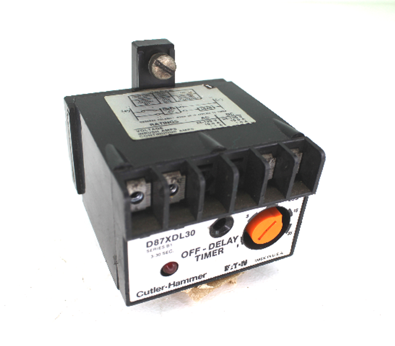 Cutler-Hammer D87XDL30 Off-Delay Timer 120V 10A