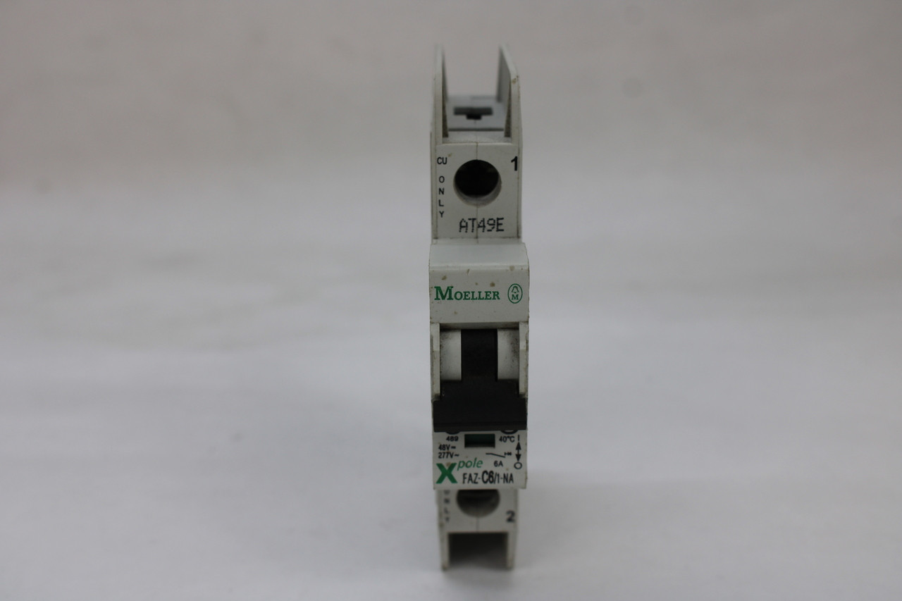 Moeller FAZ-C6/1-NA Miniature Circuit Breaker 6A 60VDC