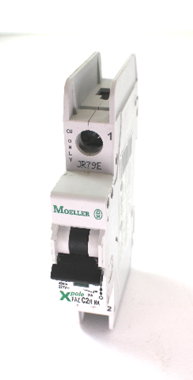 Moeller FAZ-C2/1-NA Miniature Circuit Breaker 2A, 277/480VAC, 60VDC