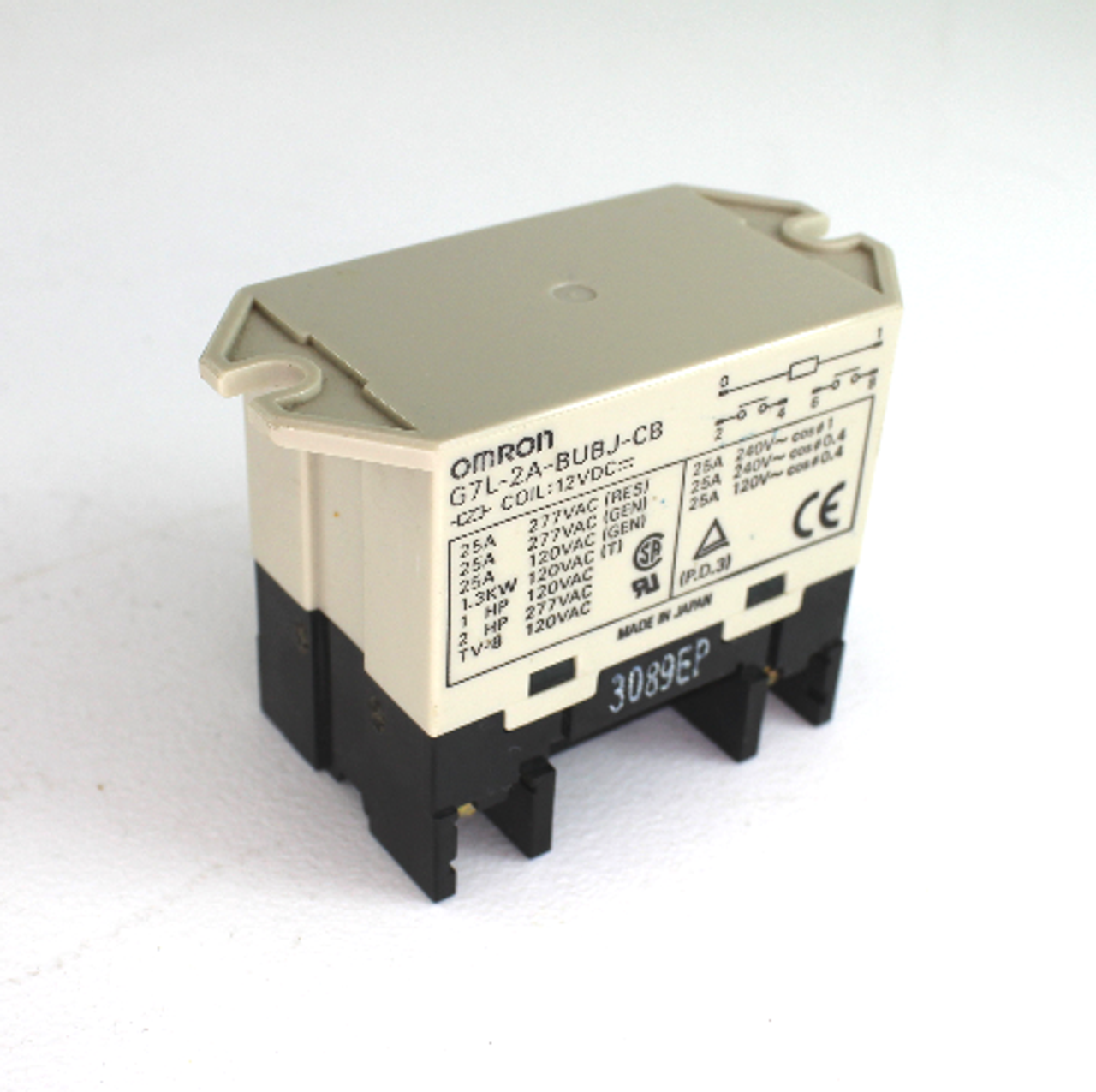 Omron G7L-2A-BUBJ-CB General Purpose Relay 12VDC