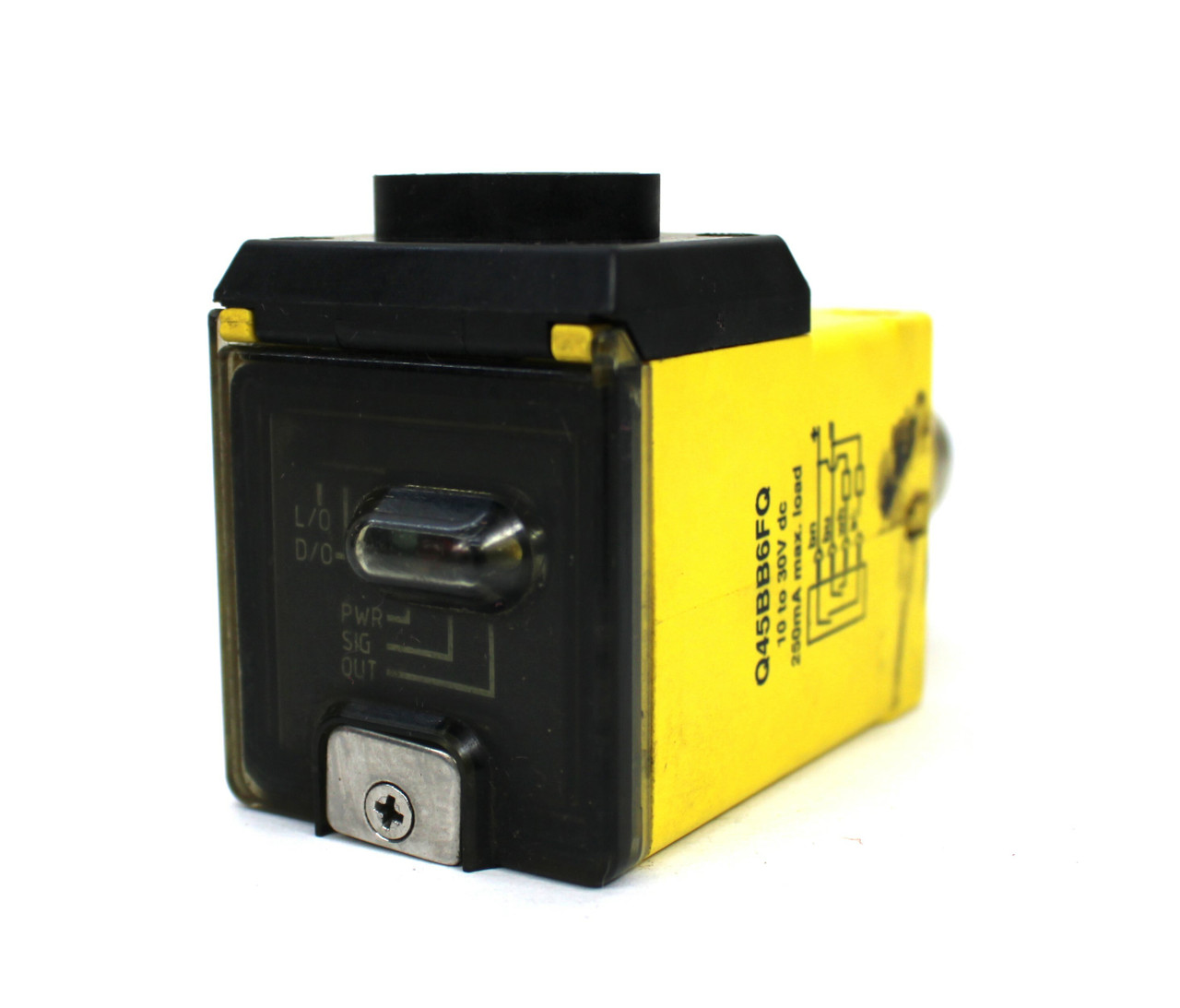 Banner Q45BB6FQ Rugged Fiber Optic Amplifier 30V DC 250mA