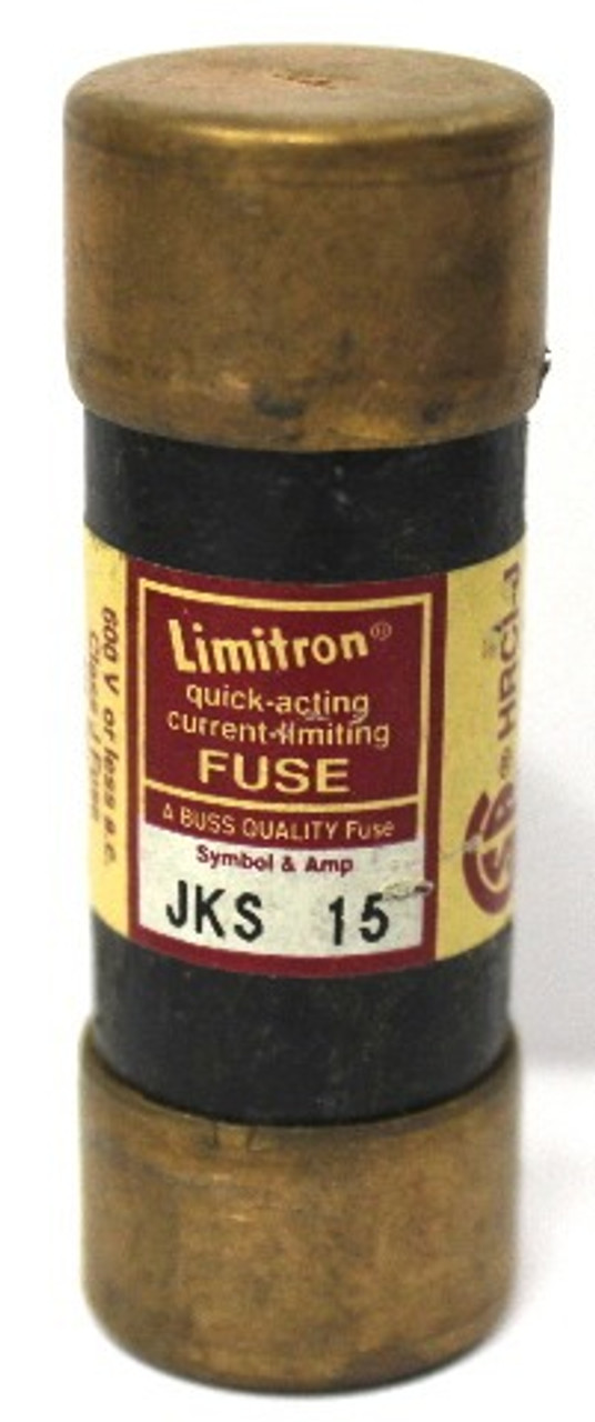 Bussman Limitron JKS 15 Current Limiting Fuse 15 Amp, 600 Vac Or Less