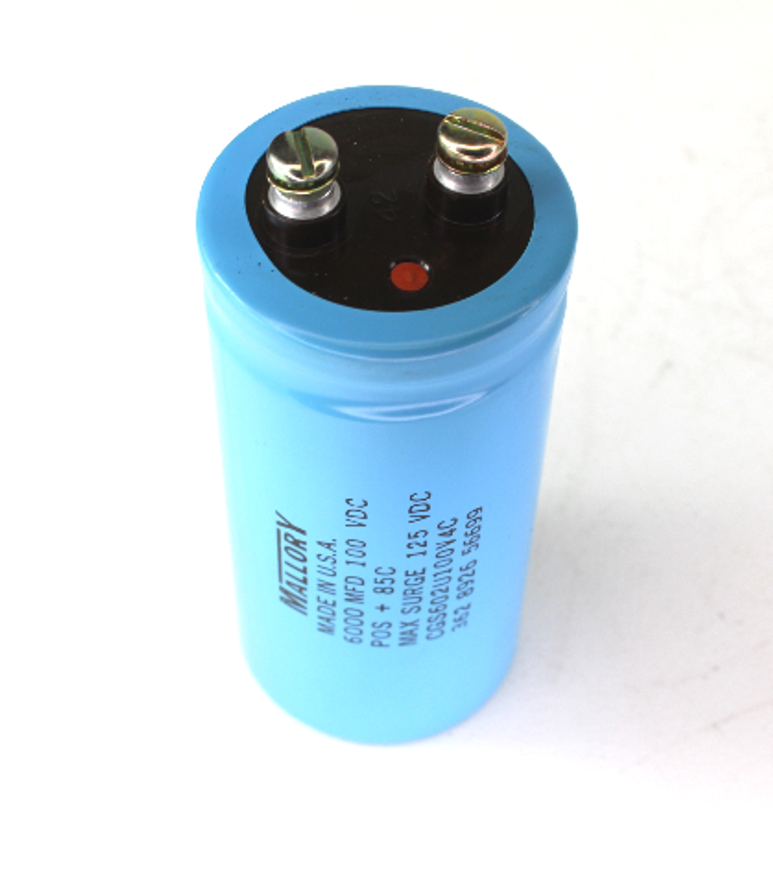 Mallory CGS602U100V4C Capacitor, 125VDC, 6,000 UF