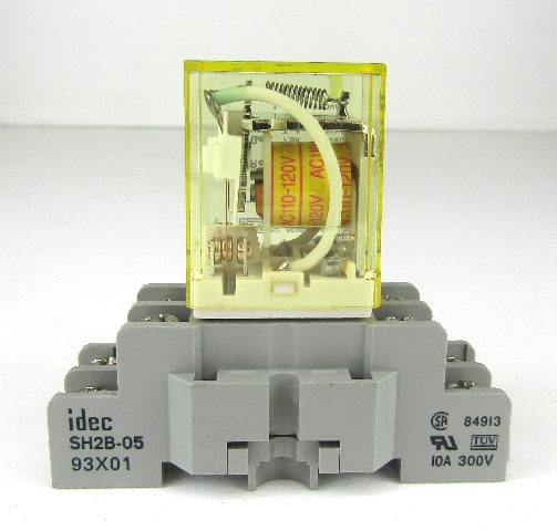 Idec SH2B-05 Relay Socket 10A Contact AC/DC Coils w/ RH2B-U ...