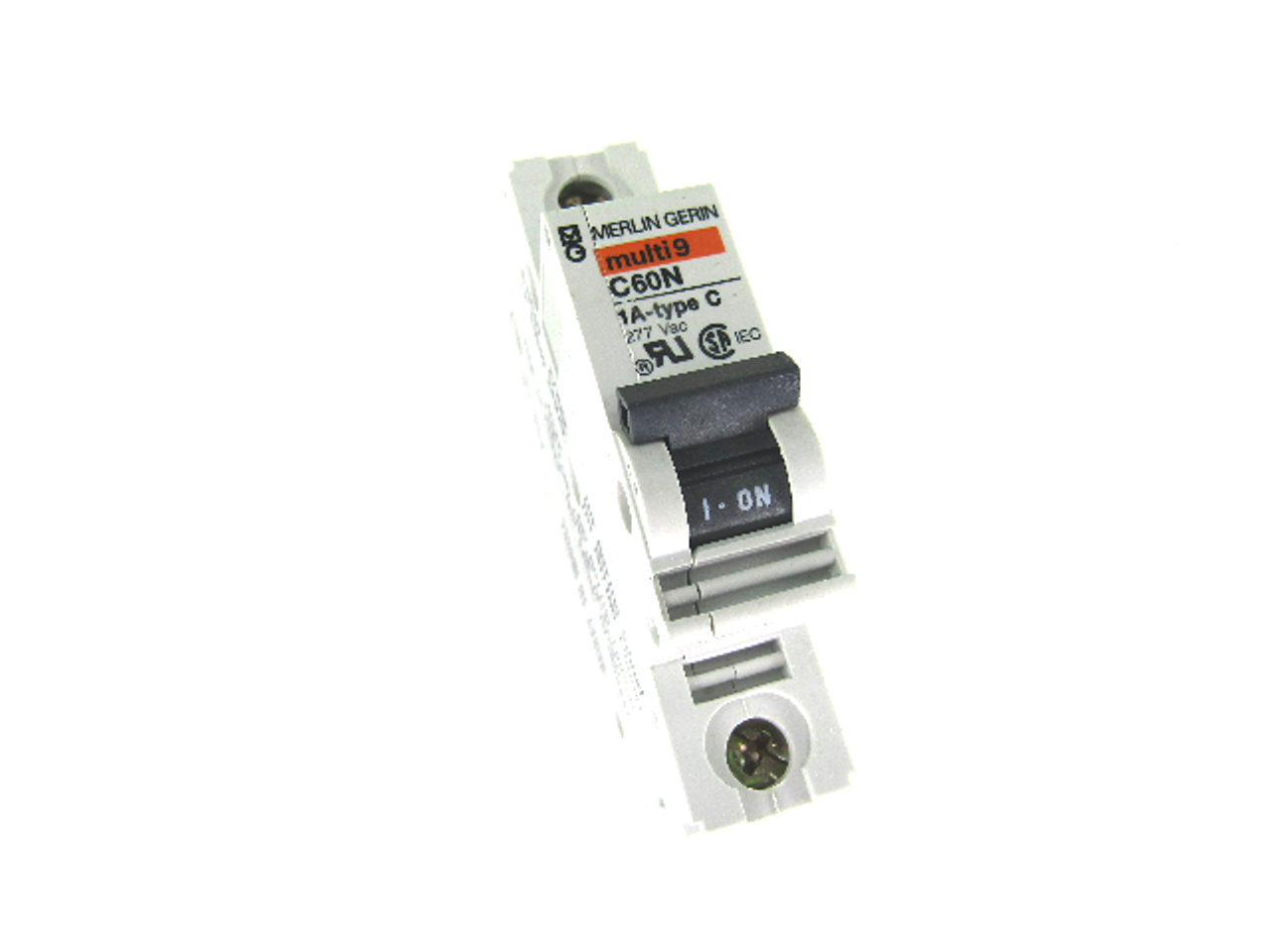 Merlin Gerin Multi9 C60N 1A-Type C Single Pole Circuit Breaker, 1 Amp, 277VAC