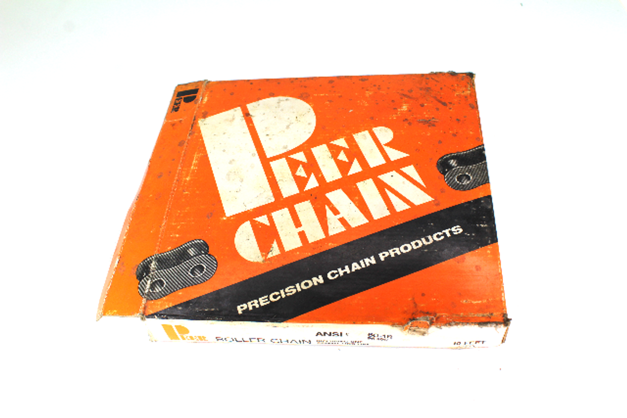 Peer Chain Ansi 50-1R Standard Roller Chain, 10 Feet