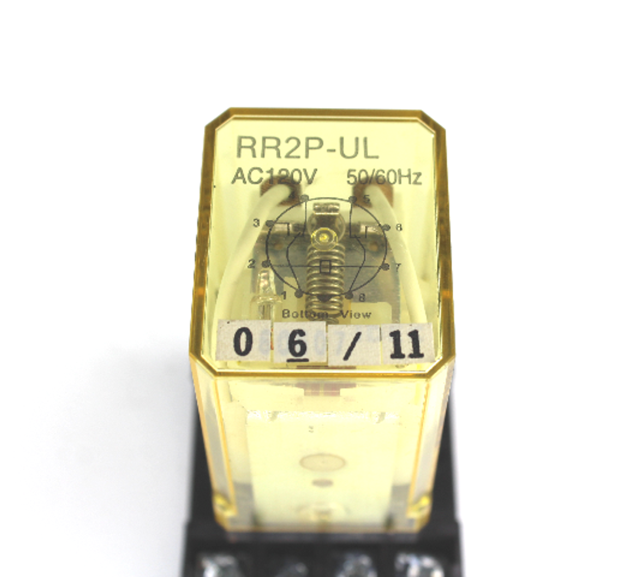 Idec RR2P-UL General Purpose Relay 120V AC w/ Allen Bradley 700-HN125 Ser. A Relay Socket